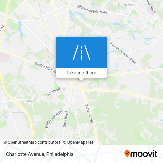 Mapa de Charlotte Avenue