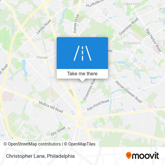 Mapa de Christopher Lane
