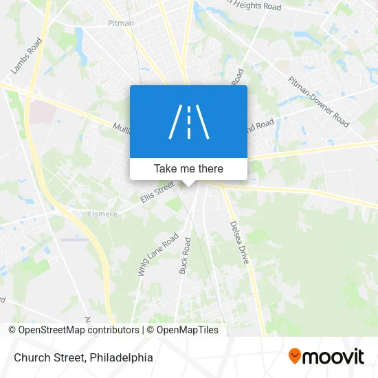 Church Street map