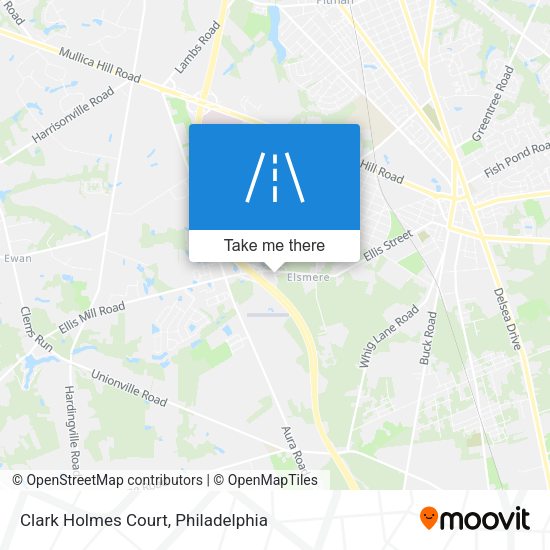 Mapa de Clark Holmes Court