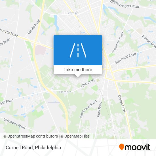 Mapa de Cornell Road