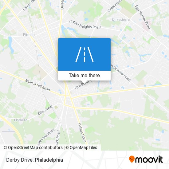 Mapa de Derby Drive