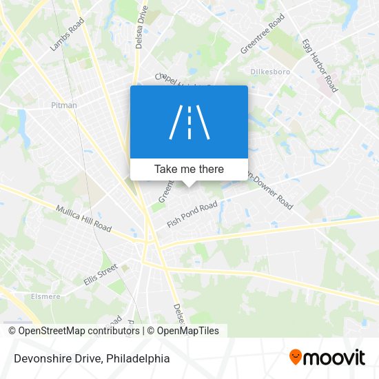 Devonshire Drive map