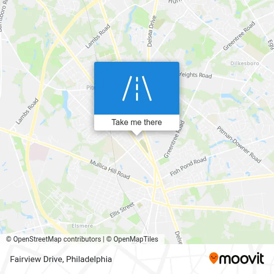 Fairview Drive map