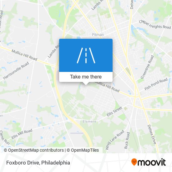 Foxboro Drive map