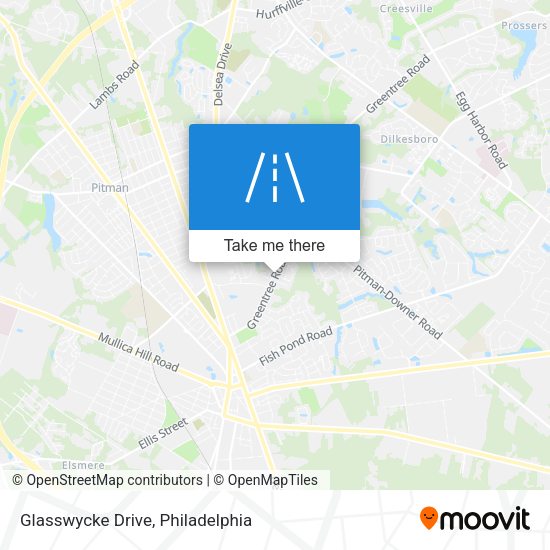 Mapa de Glasswycke Drive