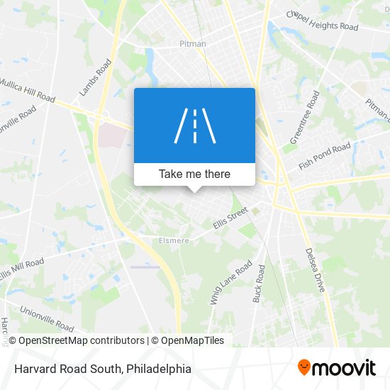 Harvard Road South map