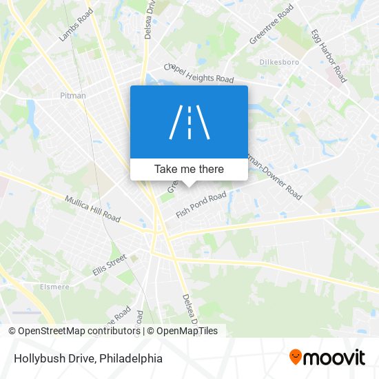 Hollybush Drive map