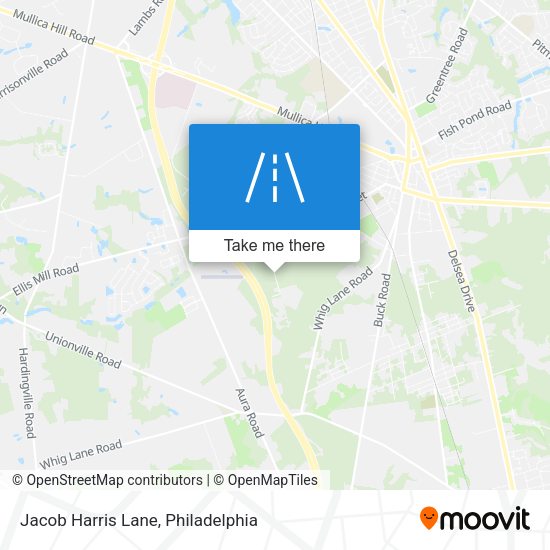 Mapa de Jacob Harris Lane