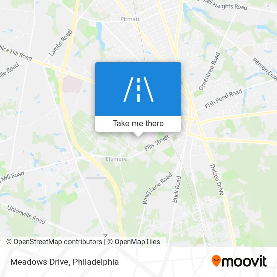 Meadows Drive map