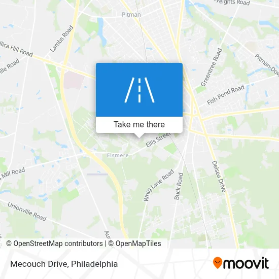 Mecouch Drive map