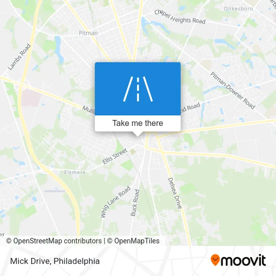 Mick Drive map