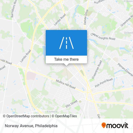 Mapa de Norway Avenue