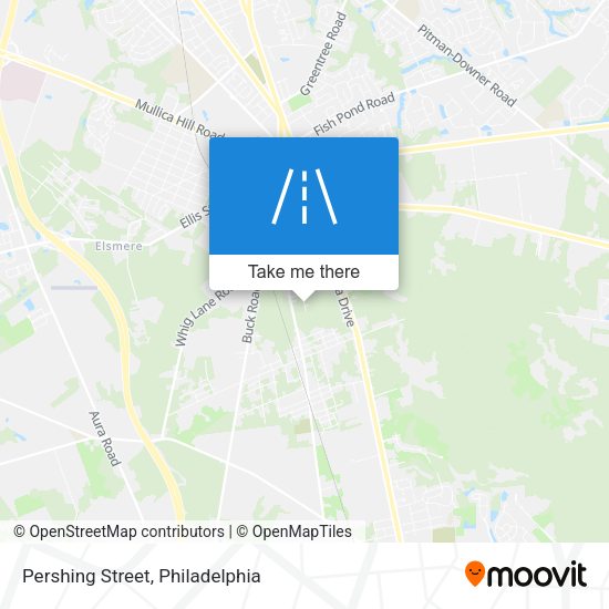Mapa de Pershing Street