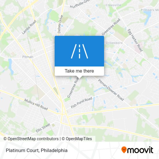 Mapa de Platinum Court