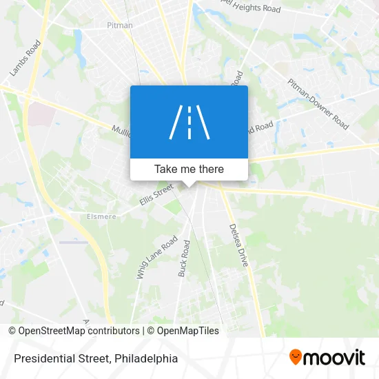 Presidential Street map