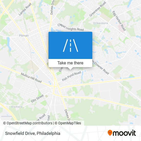 Snowfield Drive map