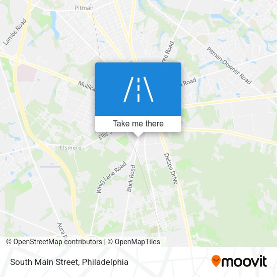 South Main Street map