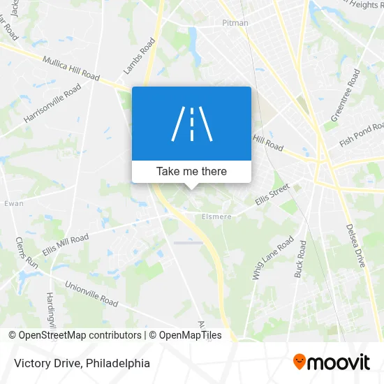 Victory Drive map