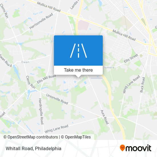 Mapa de Whitall Road