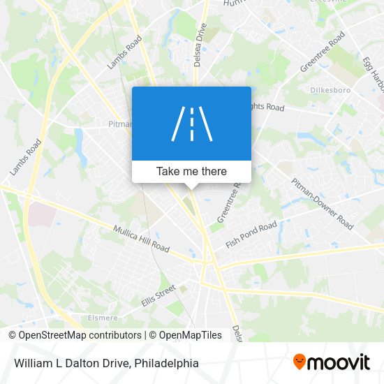 William L Dalton Drive map