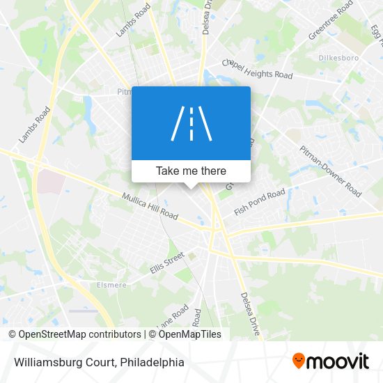 Williamsburg Court map