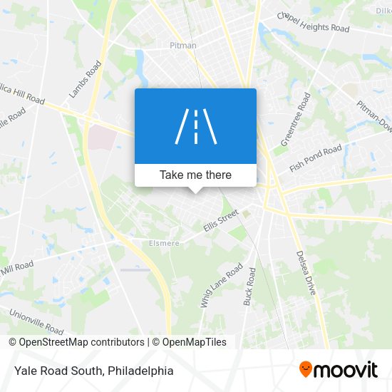 Yale Road South map