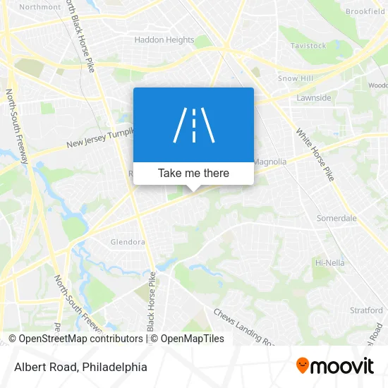 Albert Road map