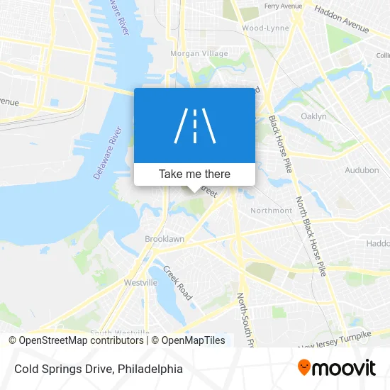 Cold Springs Drive map
