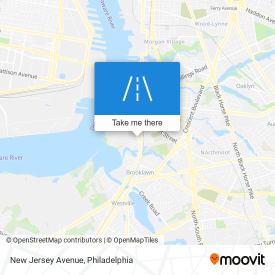 Mapa de New Jersey Avenue