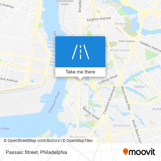 Mapa de Passaic Street