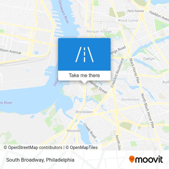 Mapa de South Broadway