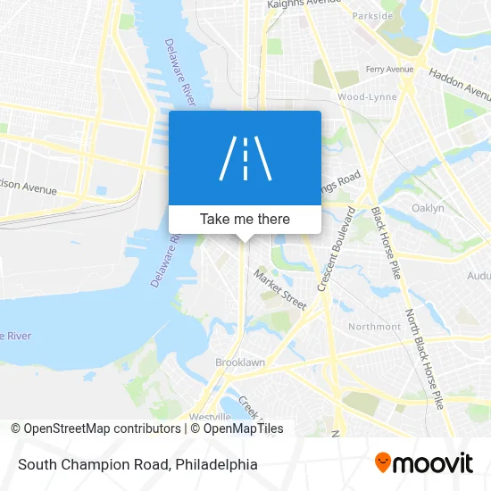 South Champion Road map