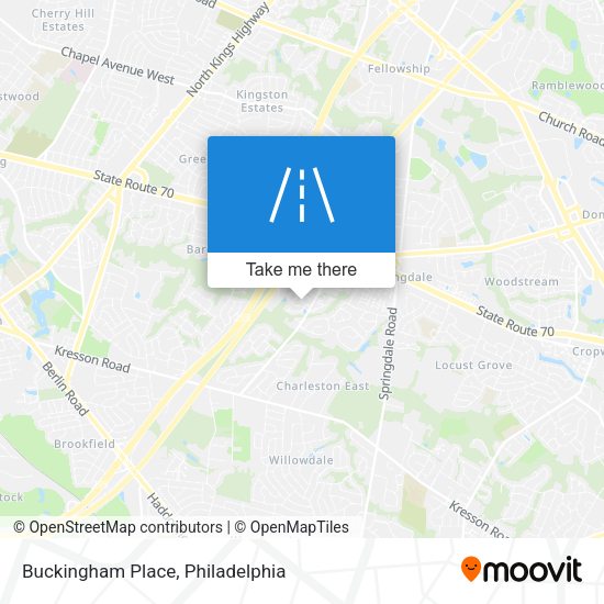 Buckingham Place map