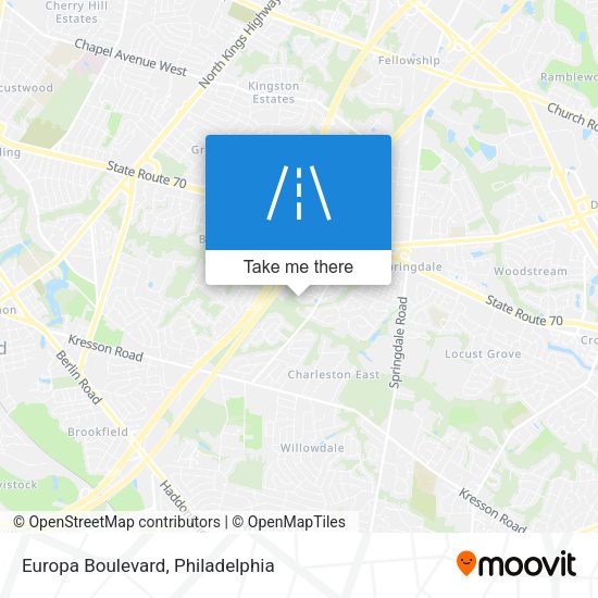 Mapa de Europa Boulevard