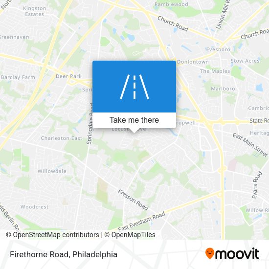 Firethorne Road map