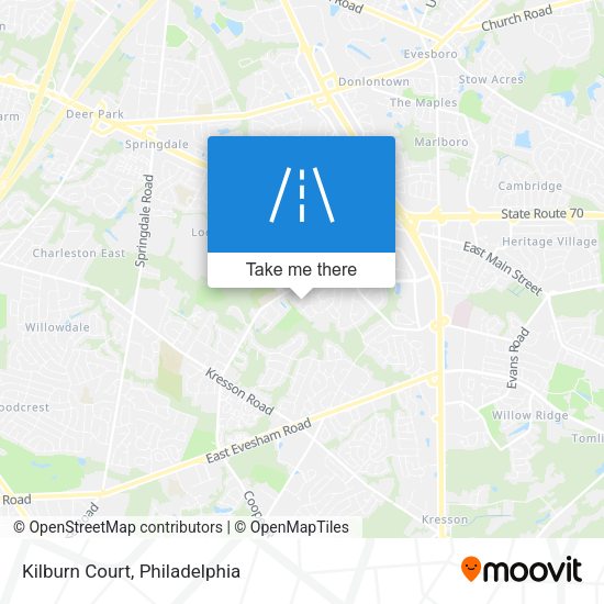 Mapa de Kilburn Court