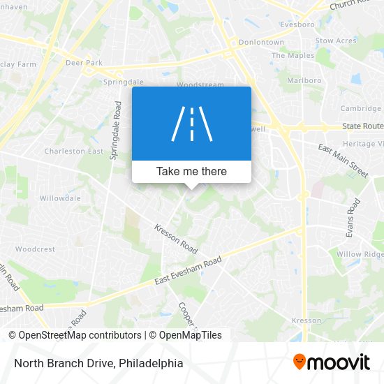 North Branch Drive map