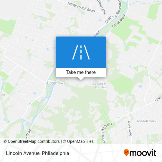 Mapa de Lincoln Avenue