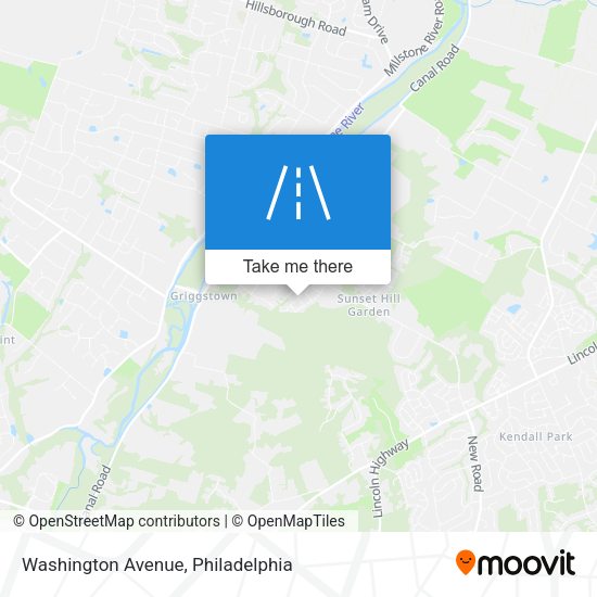Mapa de Washington Avenue