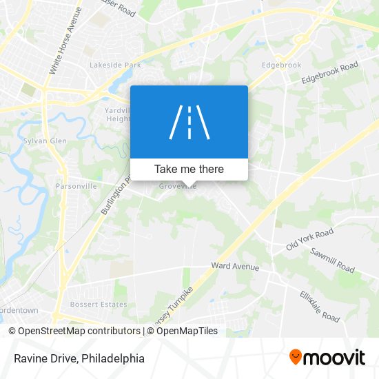 Mapa de Ravine Drive
