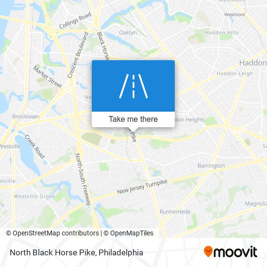 North Black Horse Pike map