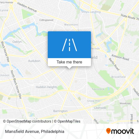 Mansfield Avenue map