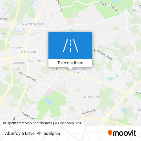 Aberfoyle Drive map