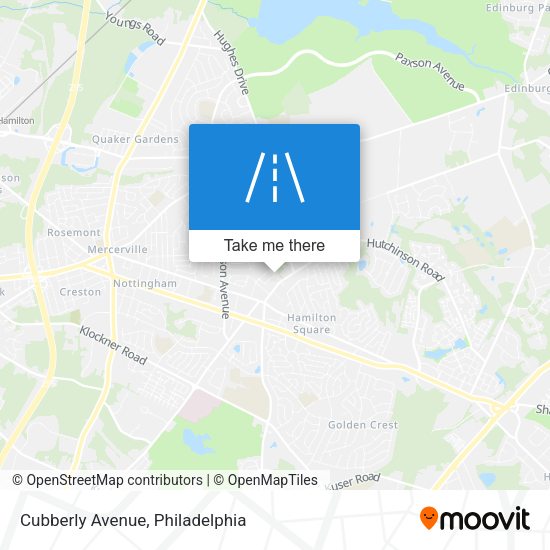 Cubberly Avenue map