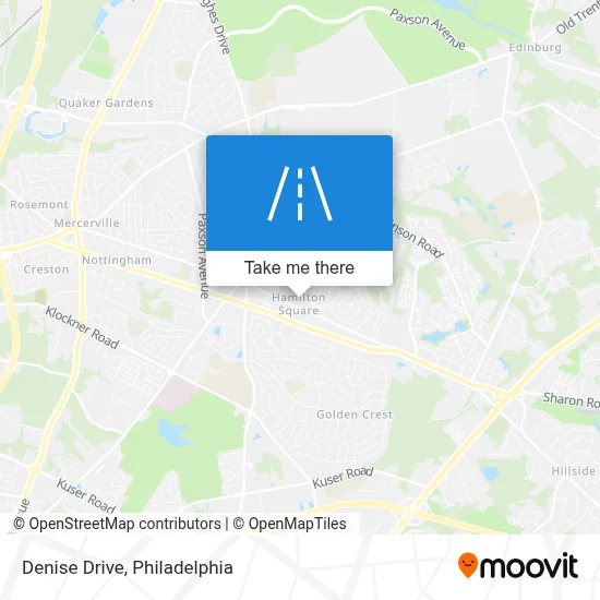 Denise Drive map