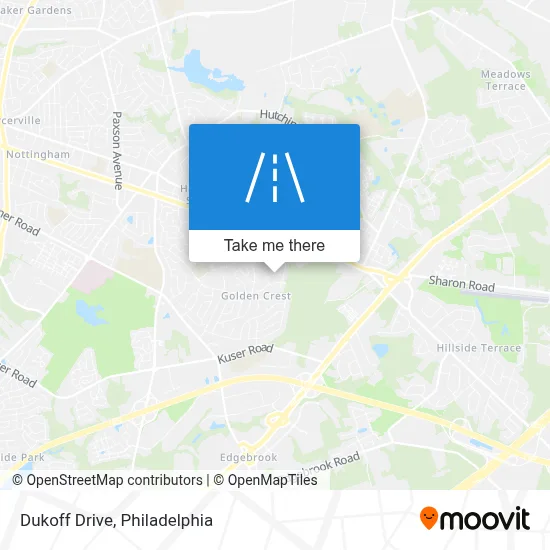 Dukoff Drive map