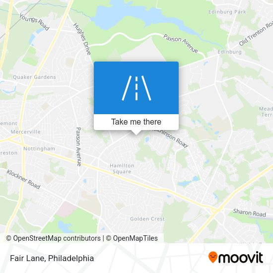 Mapa de Fair Lane