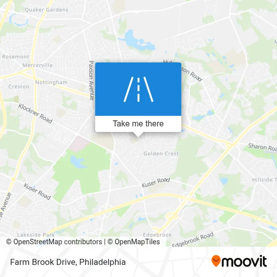 Farm Brook Drive map