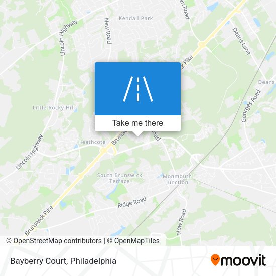 Bayberry Court map